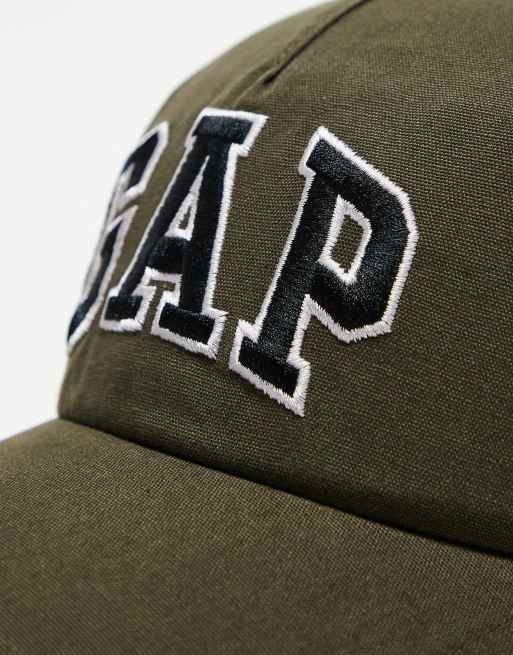 GAP logo cap in olive green | ASOS