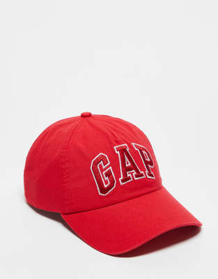 Gap GAP logo cap in Red