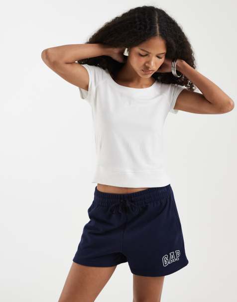 GAP logo co-ord jogger shorts in navy - view 1