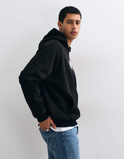 GAP logo hoodie in black , 2 of 5