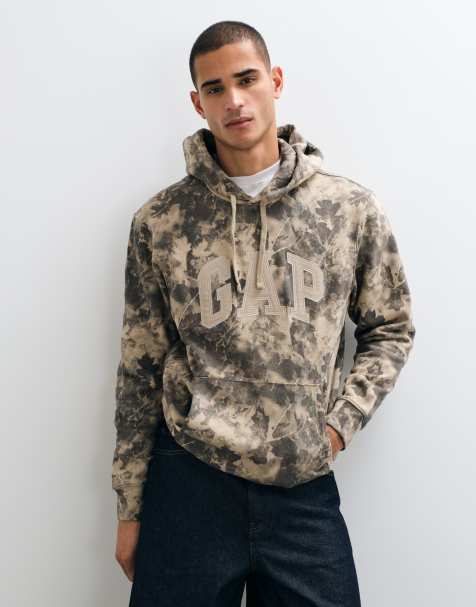 GAP logo hoodie in camo - view 1