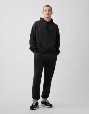 Gap Logo Over Head Hoodie Co-ord In Black
