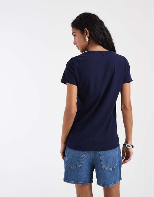 GAP logo t-shirt in navy, 3 of 4