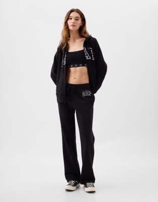 Gap Logo Wide Leg Jogger Co-ord In Black