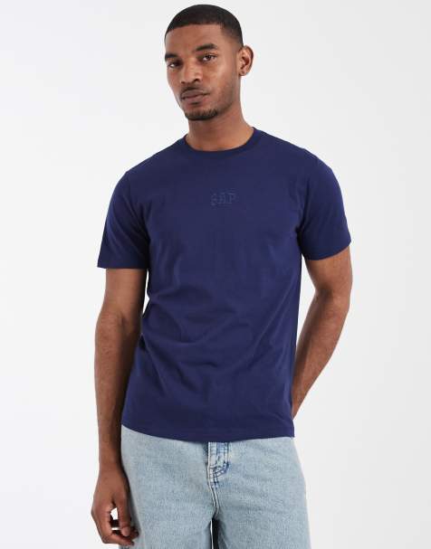 GAP mini logo fitted t-shirt in navy