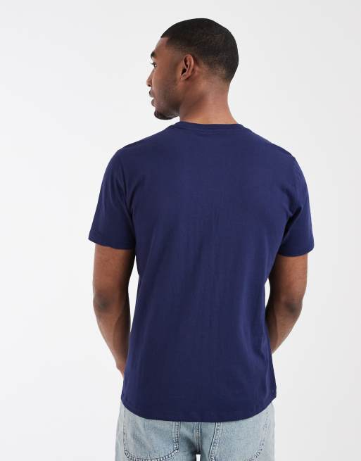 GAP mini logo fitted t-shirt in navy, 5 of 5