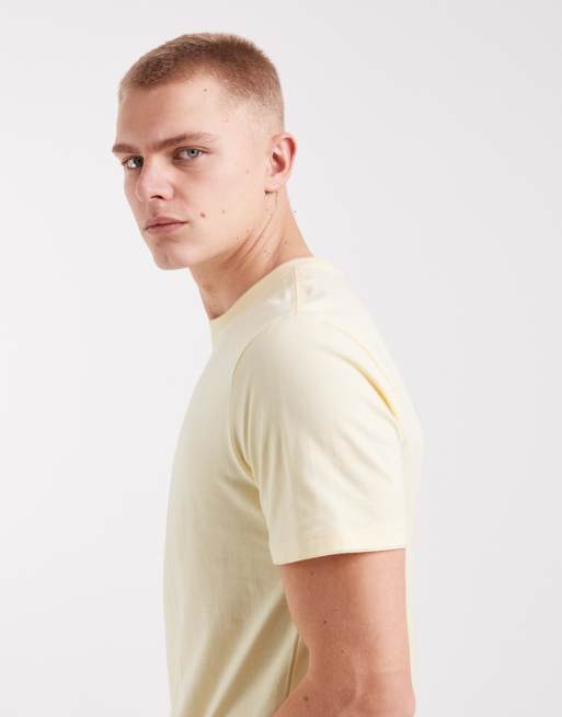 GAP mini logo fitted t-shirt in vanilla, 4 of 5
