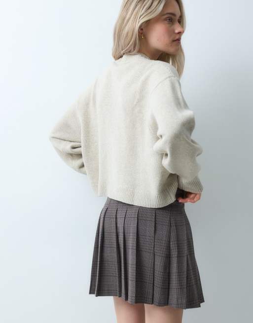 GAP mini pleated skort in plaid, 5 of 5