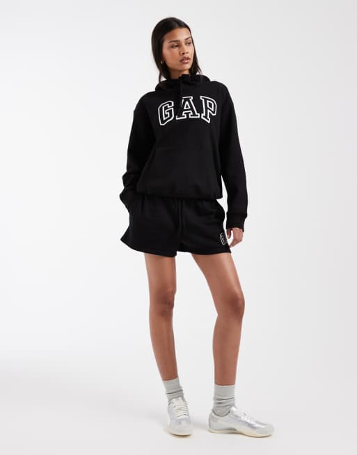 GAP oversized logo hoodie co-ord in black, 2 of 4