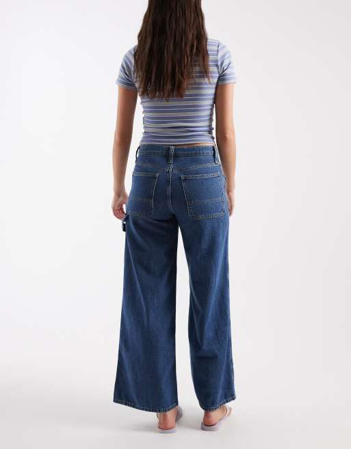 GAP primrose baggy jean in dark indigo, 3 of 5