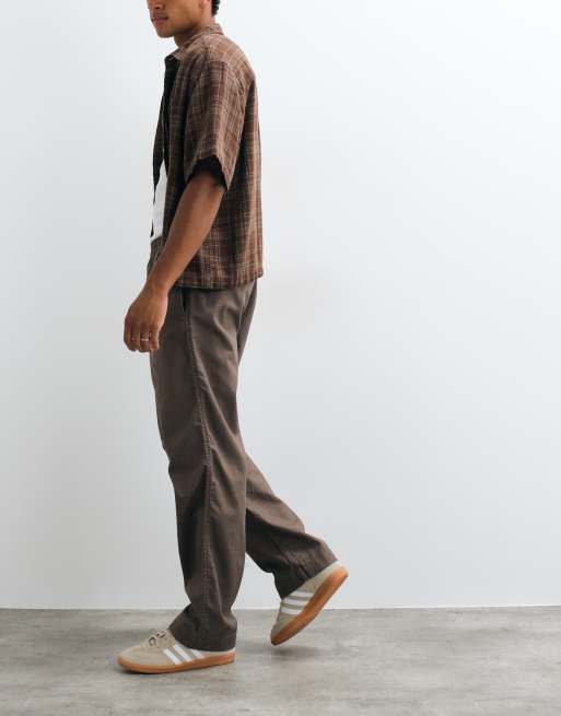 GAP pull on linen mix trousers in stone, 5 of 10