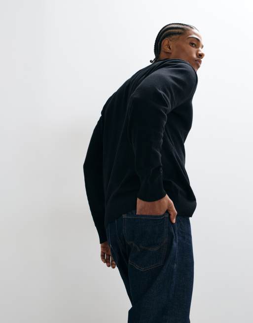 GAP Quarter zip sweatshirt in black, 2 of 5