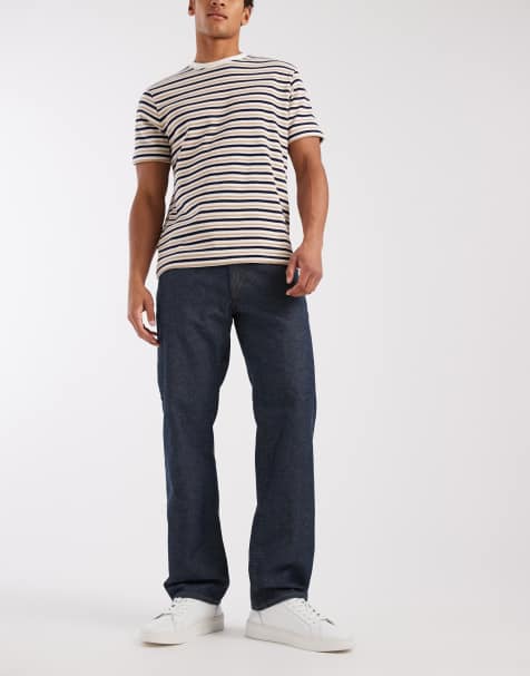 GAP relaxed straight leg jeans in charcoal grey - view 1