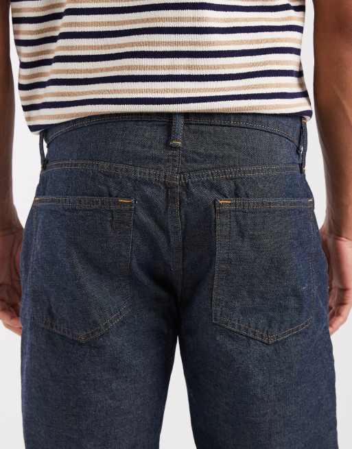 GAP relaxed straight leg jeans in charcoal grey, 4 of 5