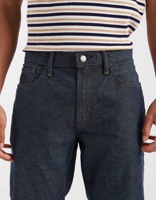 GAP relaxed straight leg jeans in charcoal grey, 5 of 5