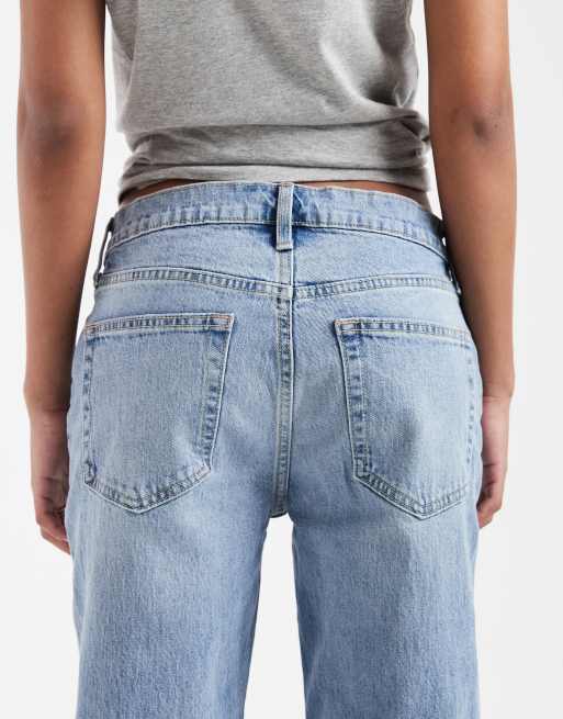 GAP relaxed straight leg jeans in washed indigo, 5 of 5