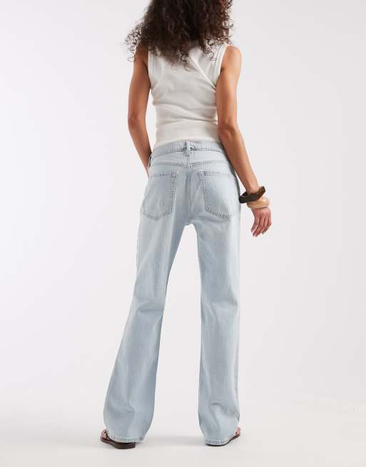 GAP relaxed straight leg jeans in washed light blue, 2 of 5