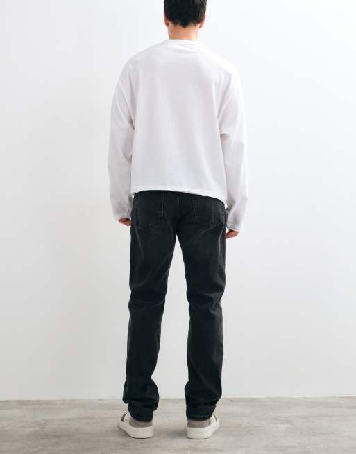 GAP slim fit jeans in black, 3 of 5