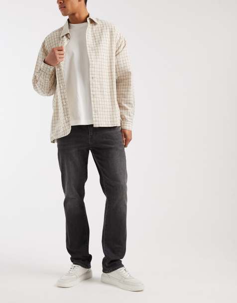 GAP slim fit jeans in washed black - view 1