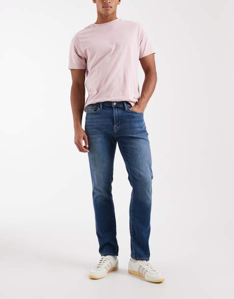 GAP slim fit soft jeans in mid wash blue