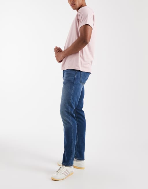 GAP slim fit soft jeans in mid wash blue, 3 of 5
