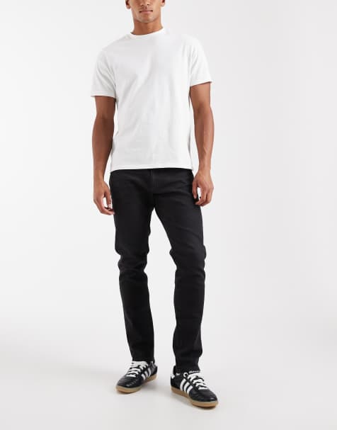 GAP slim tapered fit jeans in black wash