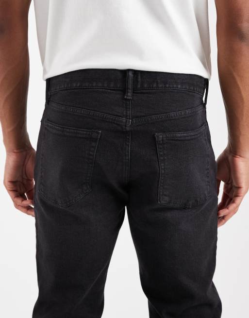 GAP slim tapered fit jeans in black wash, 4 of 5