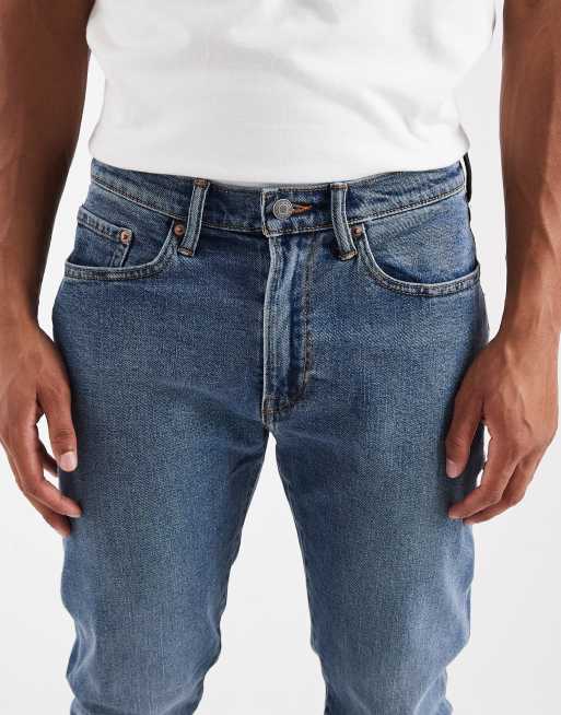 GAP slim tapered fit jeans in medium indigo, 5 of 5