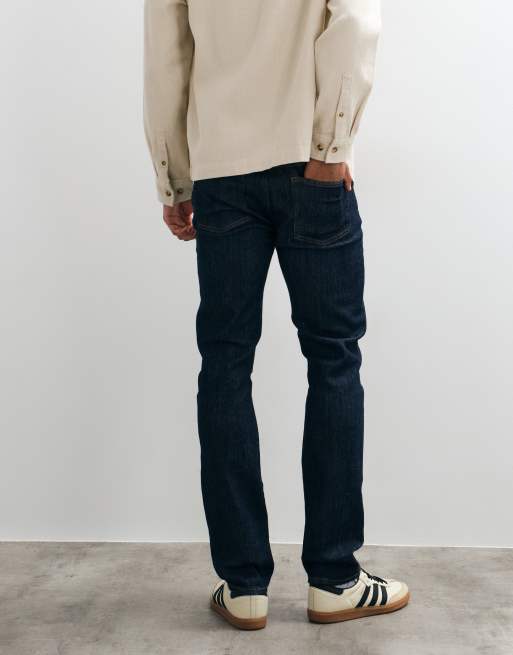 GAP Softmax denim skinny fit jeans in dark indigo blue, 2 of 5