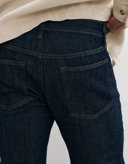 GAP Softmax denim skinny fit jeans in dark indigo blue, 5 of 5