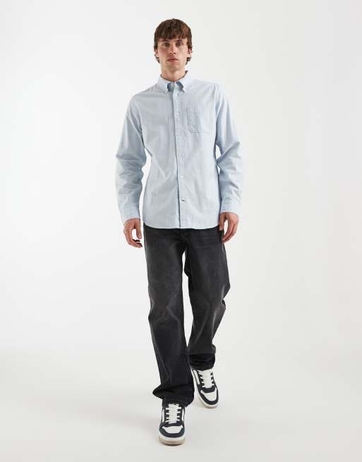 GAP standard fit oxford shirt in light blue, 2 of 5