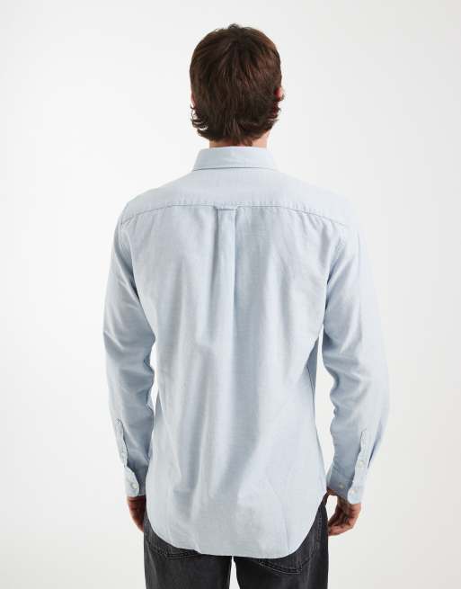 GAP standard fit oxford shirt in light blue, 3 of 5