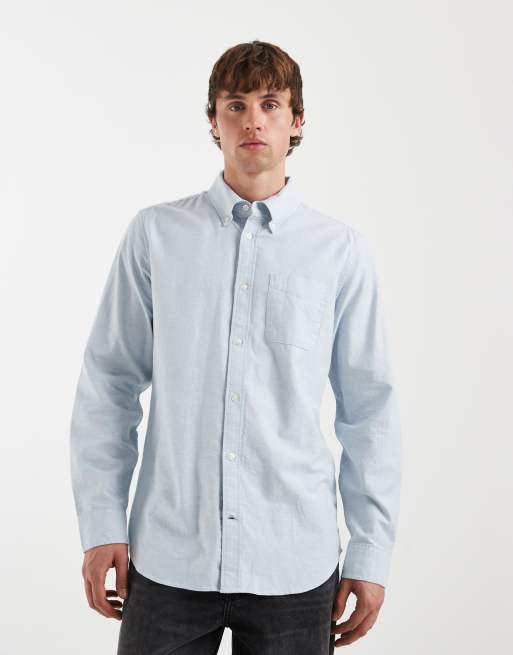 GAP standard fit oxford shirt in light blue, 5 of 5