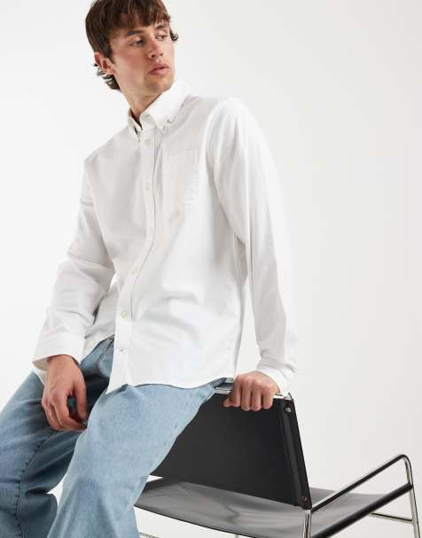 GAP standard fit oxford shirt in white - view 1