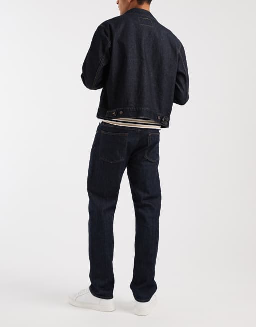 GAP straight fit jeans in resin rinse, 2 of 5