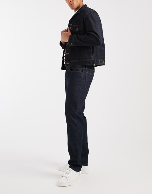 GAP straight fit jeans in resin rinse, 3 of 5
