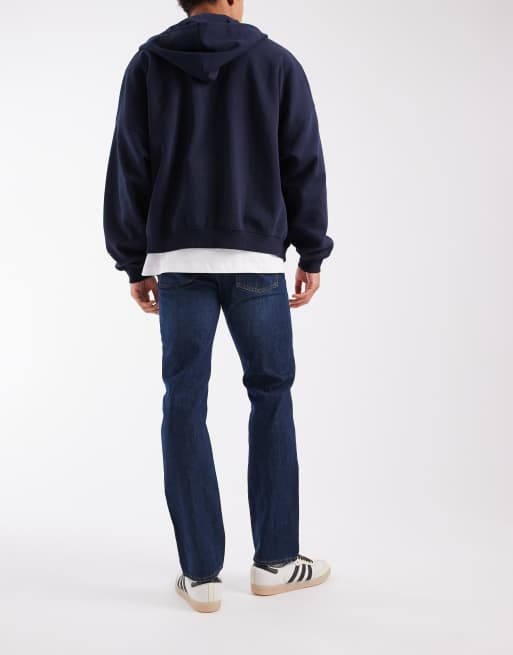 GAP straight leg jeans in dark wash indigo, 3 of 5