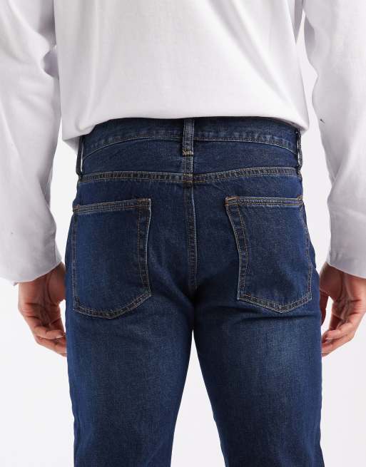 GAP straight leg jeans in dark wash indigo, 5 of 5