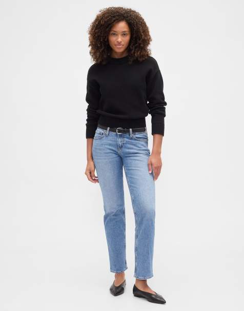 GAP straight leg jeans in light blue - view 1