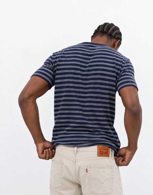 GAP striped t-shirt in navy , 9 of 10