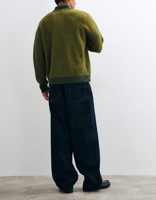 GAP Super baggy 5 pocket jeans in dark indigo blue, 3 of 5