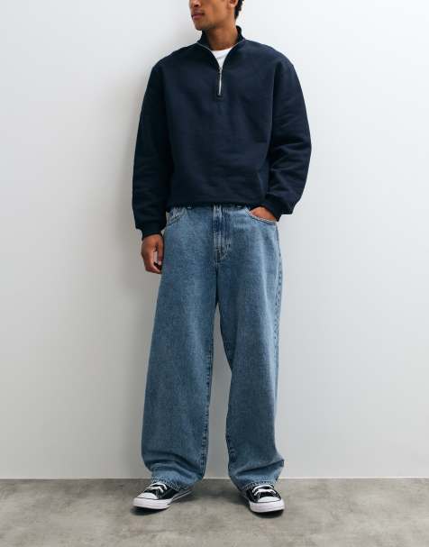 GAP Super baggy 5 pocket jeans in mid wash - view 1