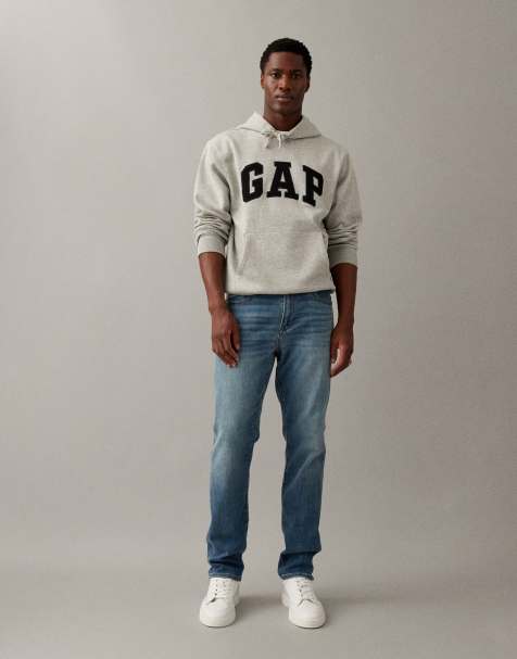 GAP super slim leg soft jeans in light wash blue - view 1