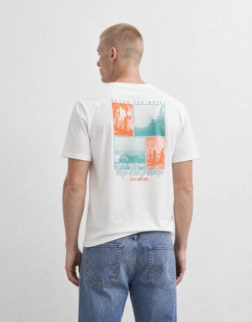 GAP surf logo t-shirt in white, 6 of 10