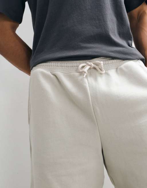 GAP tie waist shorts co-ord in grey, 2 of 5