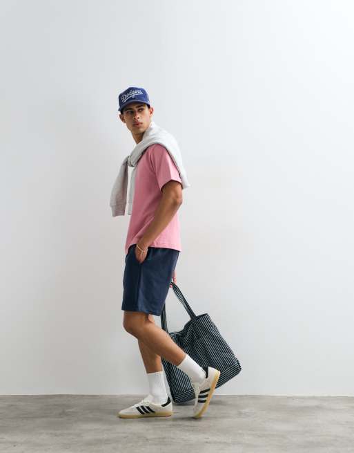 GAP tie waist shorts co-ord in vintage navy