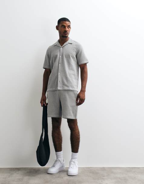 GAP towelling co-ord in black and white stripe - view 1