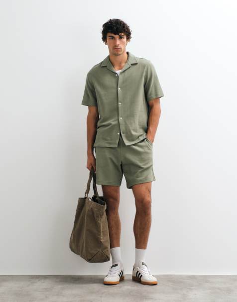 GAP towelling co-ord in khaki - view 1