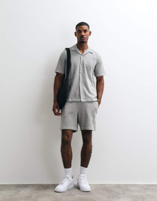 GAP towelling co-ord in black and white stripe, 3 of 3