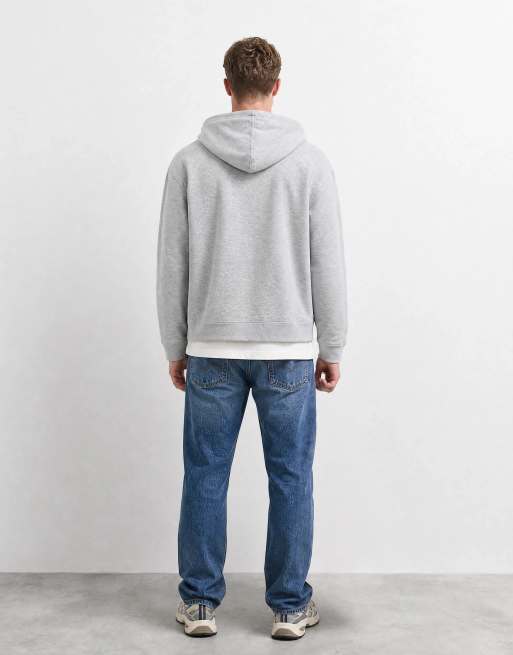 GAP USA bear print hoodie in grey marl, 10 of 10